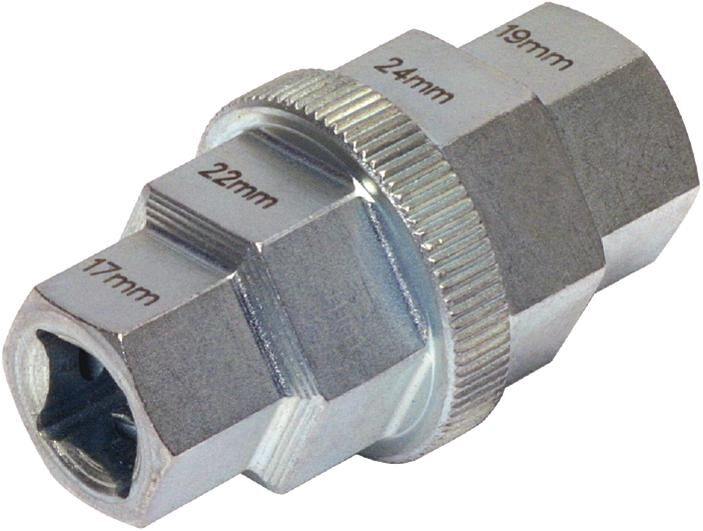 Bikeservice steeksleutel zetstuk stukschlein wheel axle bst 6knt 17 19 22 24mm