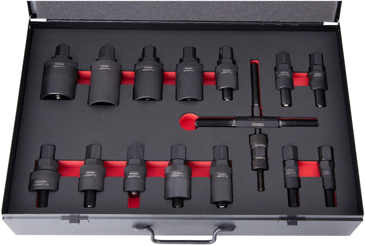 Bikeservice tractor set polrad remover set flywheels bst universal 15pcs