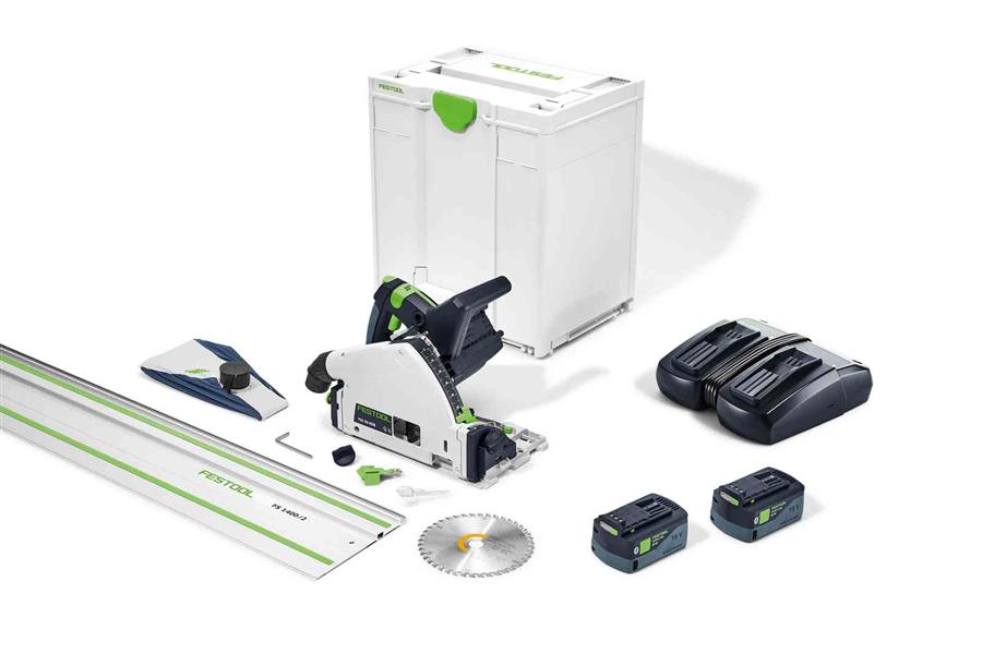 Festool accu invalcirkelzaag tsc55 5,2 kebi-plus xl