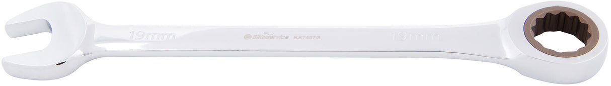 Bikeservice ratchet wrench ringrtschmaulschl bst 19mm straight long