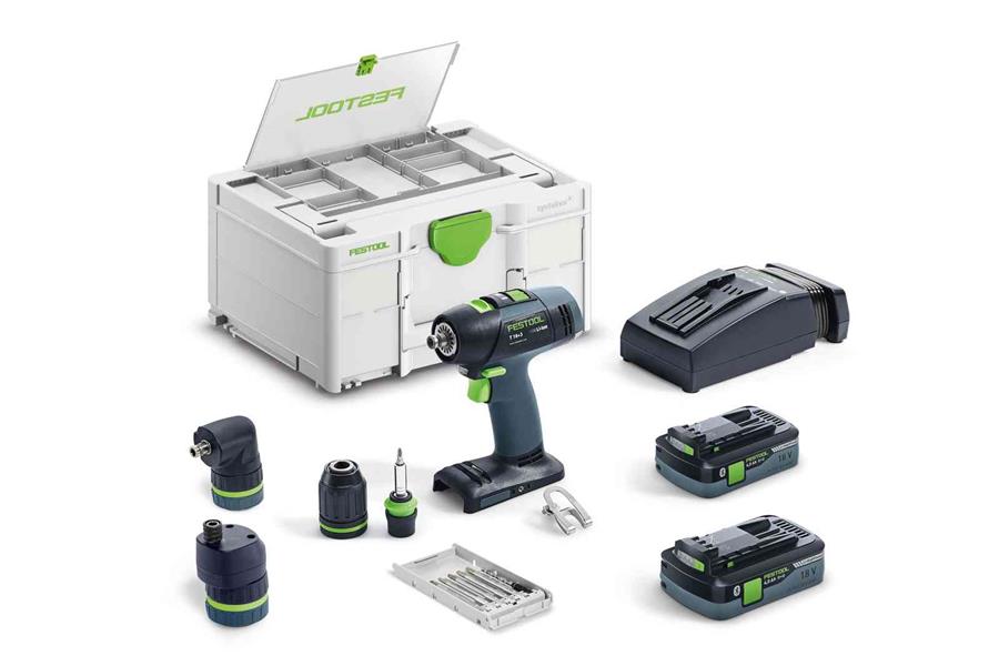 Festool accu schroefboormachine t18+3 hpc 4.0 i-set