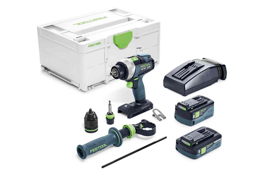 Festool accu schroefboormachine quadrive tdc 18 4 5.0 4.0 i-plus