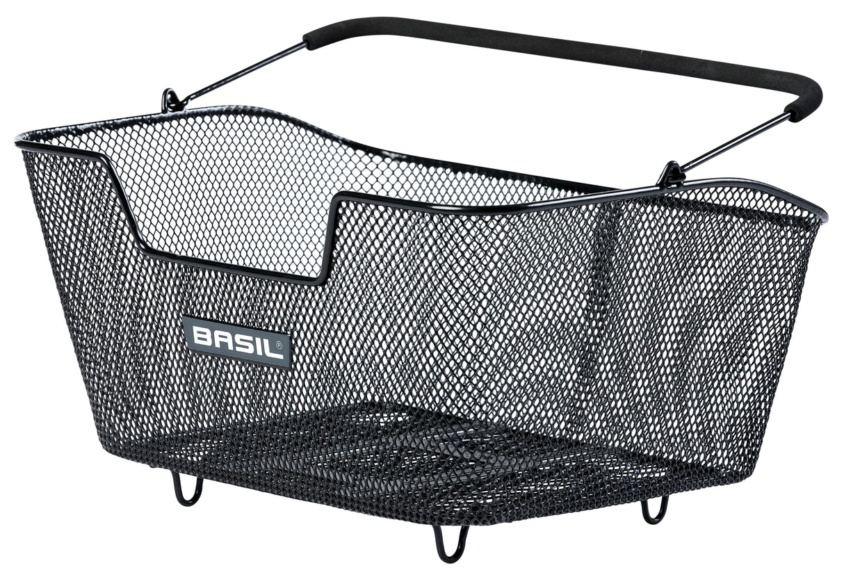 Basilic M multi-systèmes - panier de vélo - à l'arrière - noir