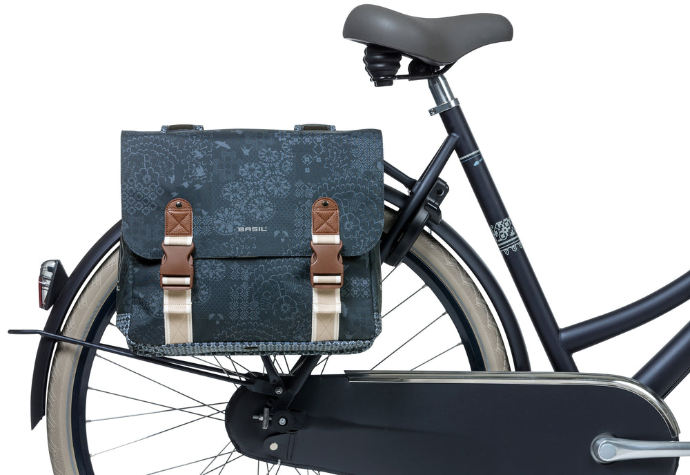 Basil Boheme Double Pannier - Blue