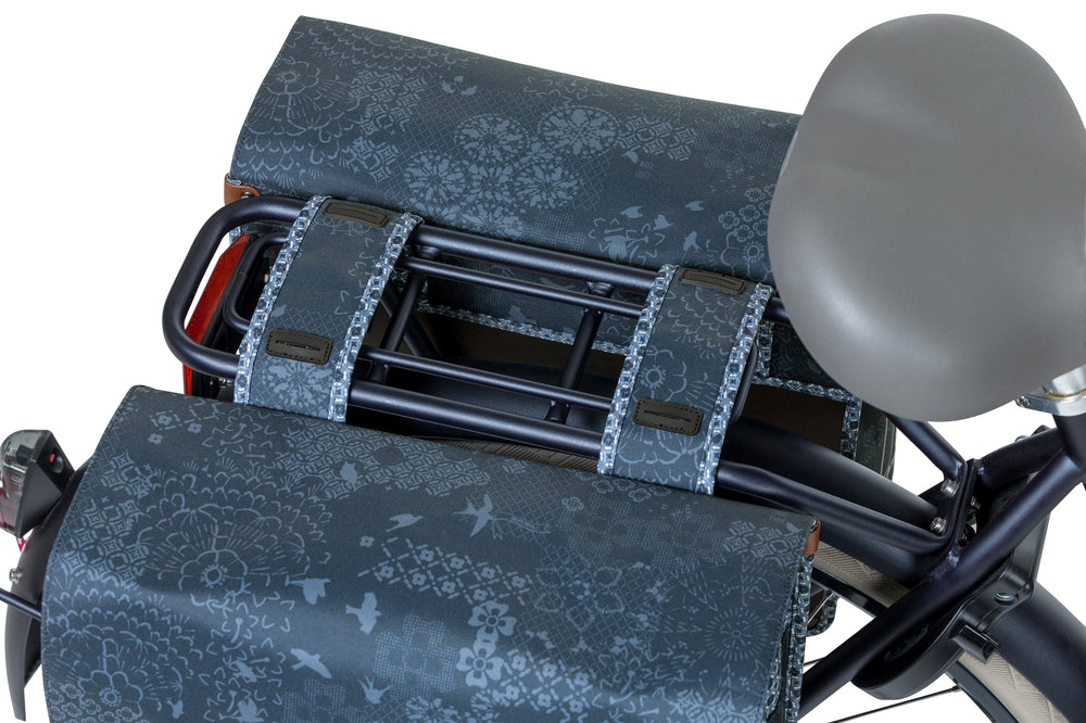 Basil Boheme Double Pannier - Blue