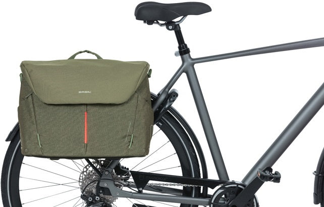 Basílio B -SAFE, Nordlicht - Bolsa de laptop - 17 litros - Olive Green