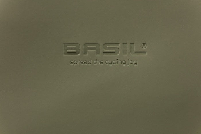 Basil Soho Doppelfahrradbeutel Nordlich - wasserdichte Gepäckträgerbeutel für Elektrofahrrad - Grün