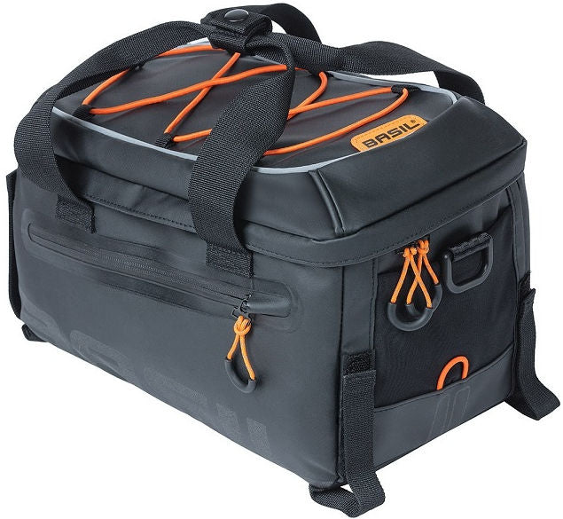 Miles Bolas Bolsa Bolsa de Bolsa - Bolsa de Bicicleta Esportiva Para Homens e Mulheres - Black Orange - Provércro - 7 litros