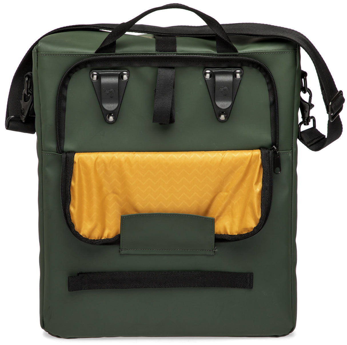 Oderens Single Vëlo Bag - Waasser -Repellent - 17,5l - Black Gréng