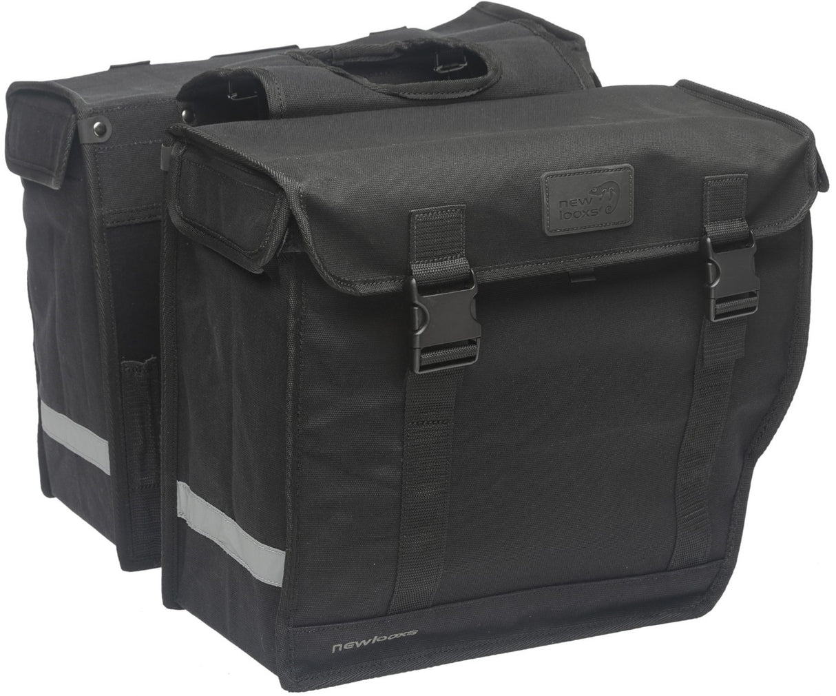 Neue Looxs Hybrid -Doppelfahrradbeutel schwarz