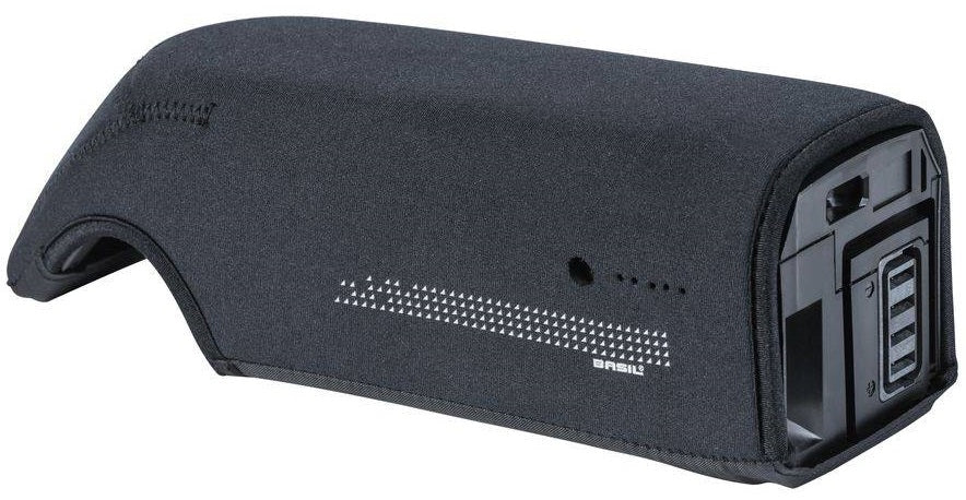 Batería de marco de albahaca de nubes de neopreno para pasos de shimano - negro