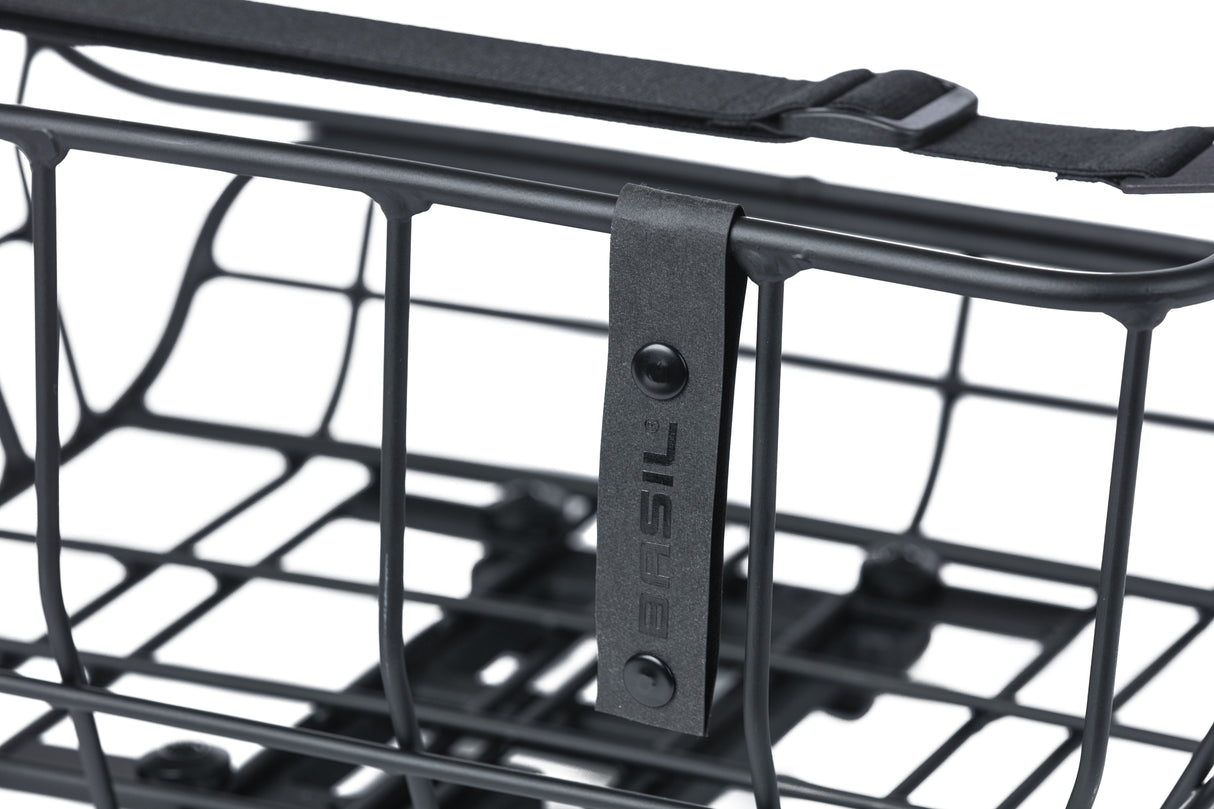 Basil Portland - MIK polkupyörän kori - takana - mattamusta