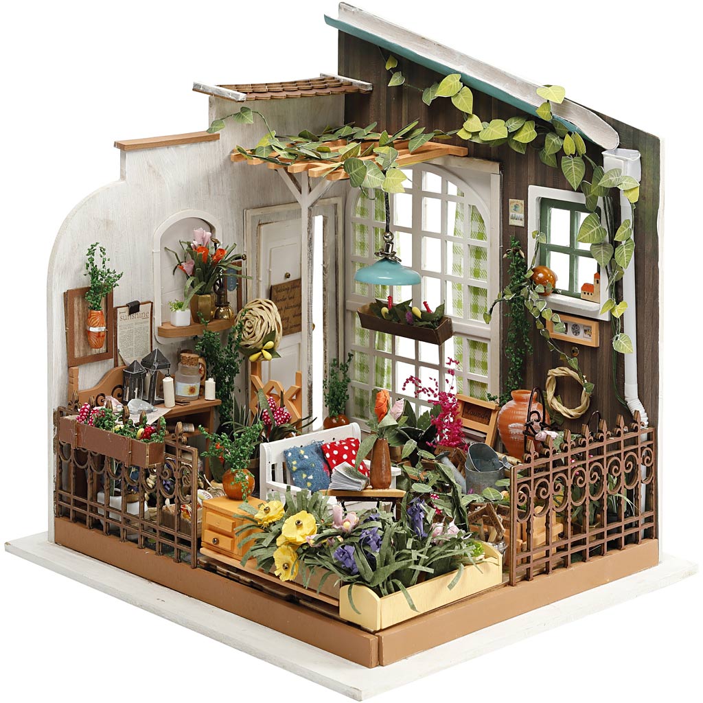 Creativ company diy miniature room garden craft set