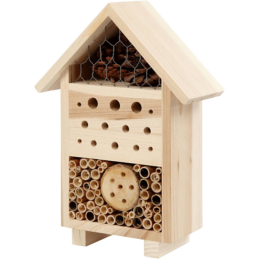 Creativ company insect hotel, h: 26.1 cm, d: 9.2 cm, w: 18.4 cm, 1 piece