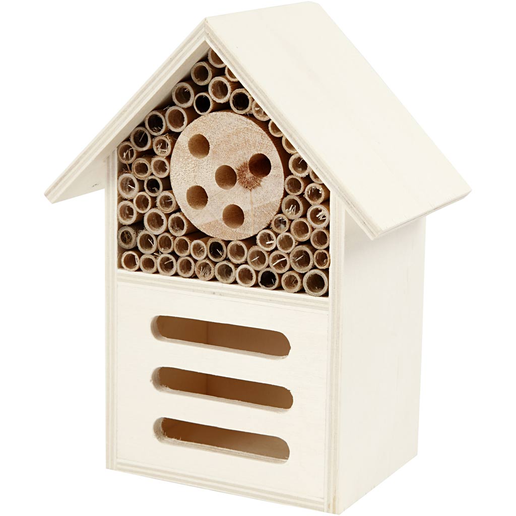 Creativ company insect and butterfly hotel, h: 18 cm, d: 9 cm, w: 14 cm, 1 piece