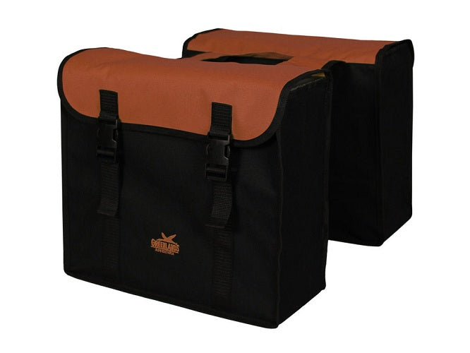 Greenlands Double pannier 34 liters black red