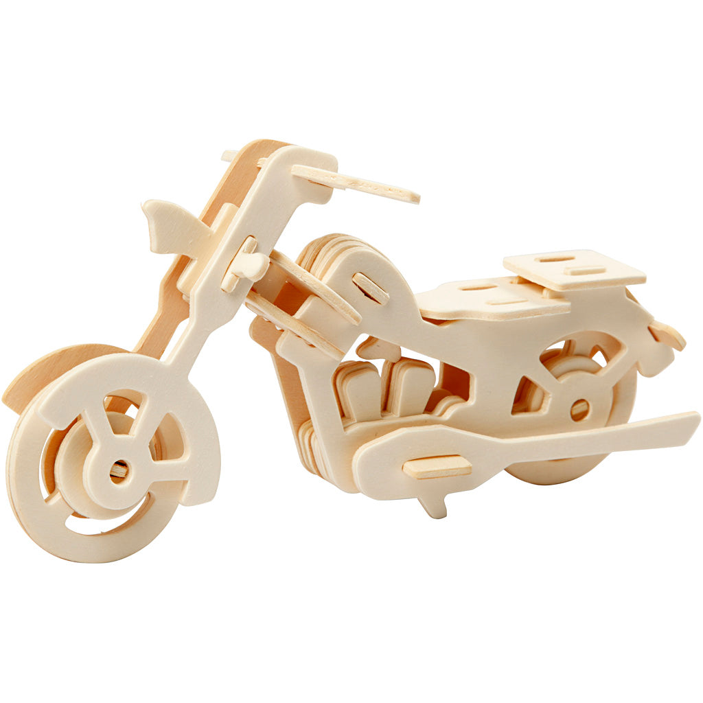 Creativ company 3d puzzle, motorcycle, size 19x9x9 cm, 1 piece