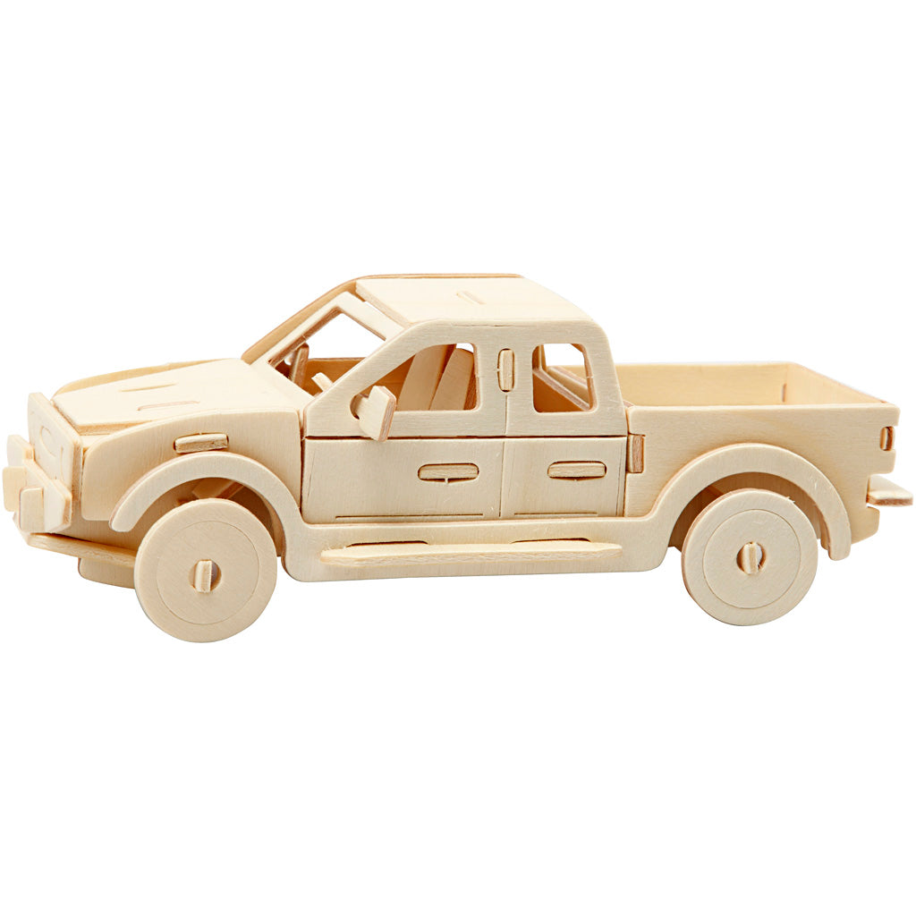 Creativ company 3D puzzle, pick-up truck, dimensions 19.5x8x12 cm, 1 piece