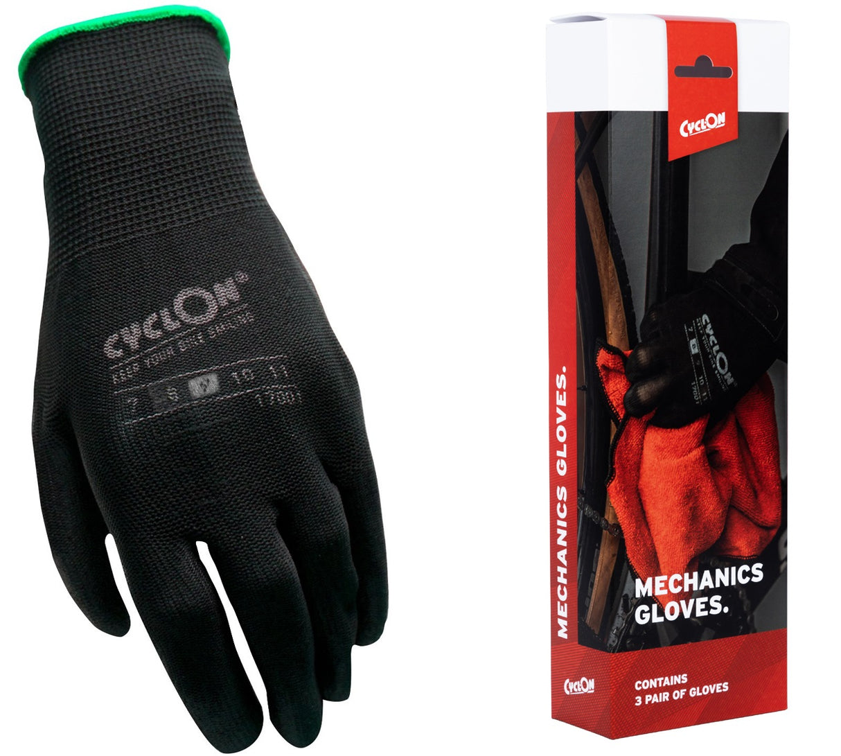 Ciclon Montage Gloves M9 - Green (3 coppie)
