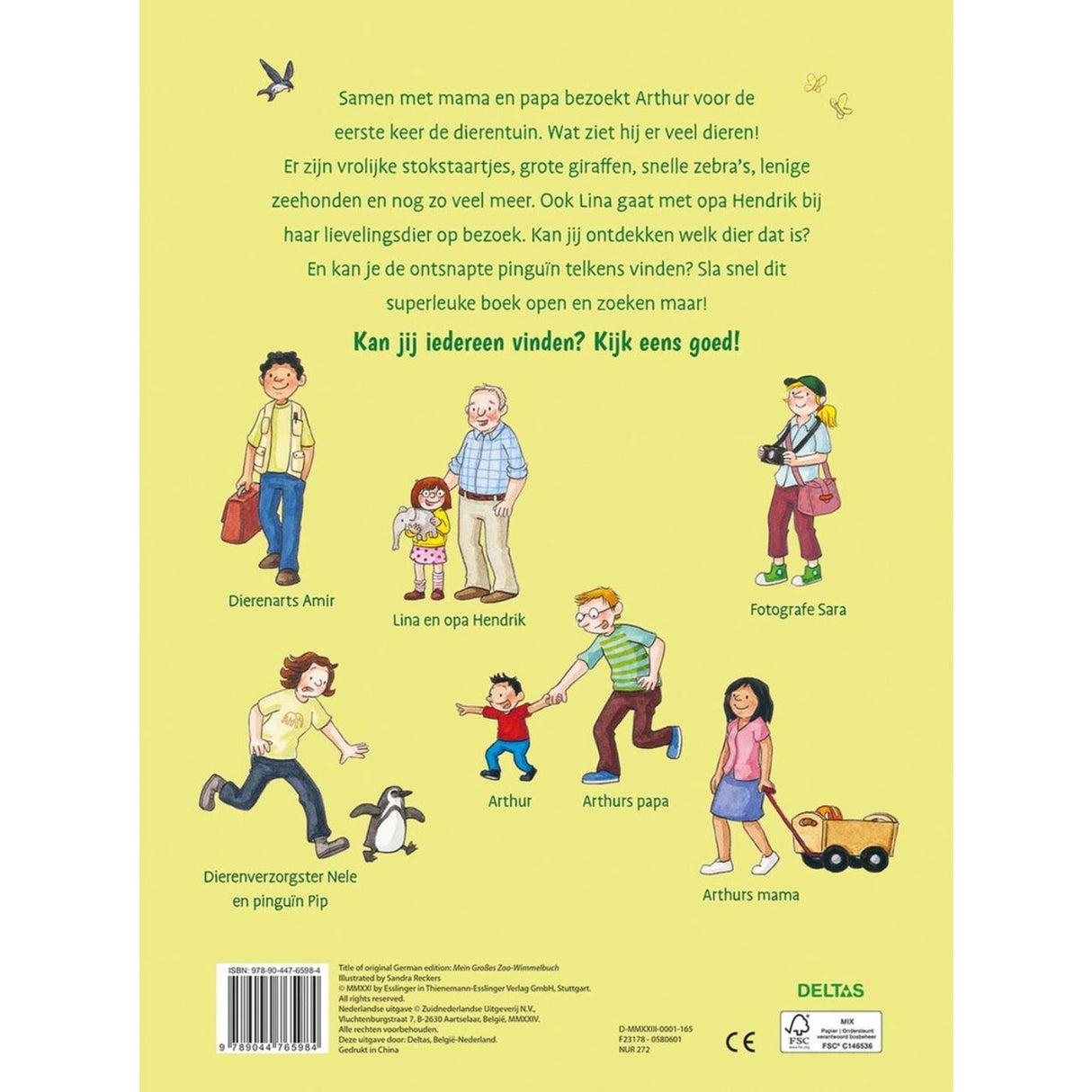 Deltas het grote dierentuin zoekboek