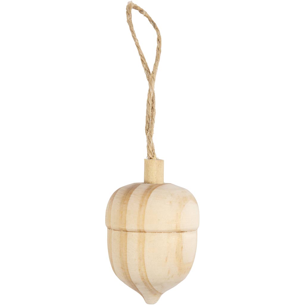 Creativ company acorn, h: 4 cm, d 3 cm, 1 piece