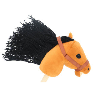 Plush plush hobby horse long mane 70 cm