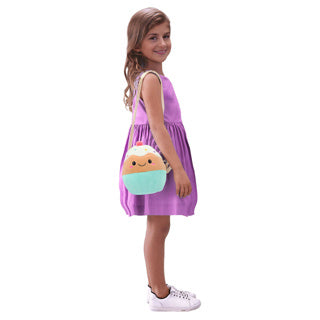 Pluchiez pliušinės rankinės asorti vaivorykštinis cupcake | 4 vnt