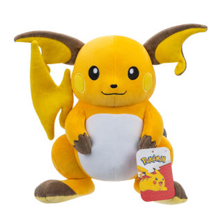 Jazwares pokémon knuffel pluche raichu, 30cm