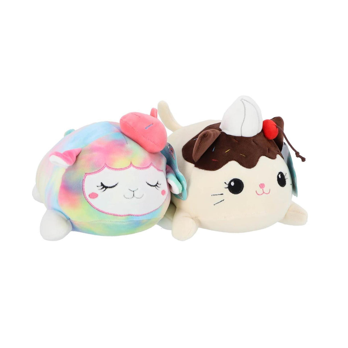 Pluchiez cat ice cream plush 15x12x20cm
