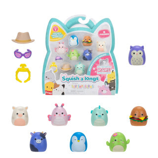 Squishalongs pacote com 8 sortidos