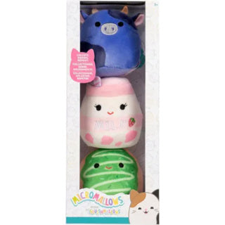 Jazwares squishmallows knuffel knuffel knuffel knuffel - micromallows ingred, amelie, daisuke - 3dlg.