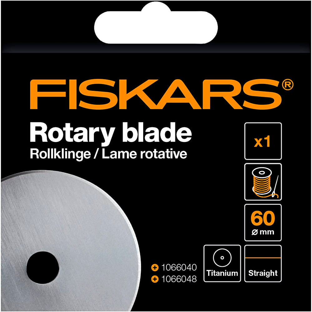 Fiskars rotary cutter, d 60 mm, 1 piece
