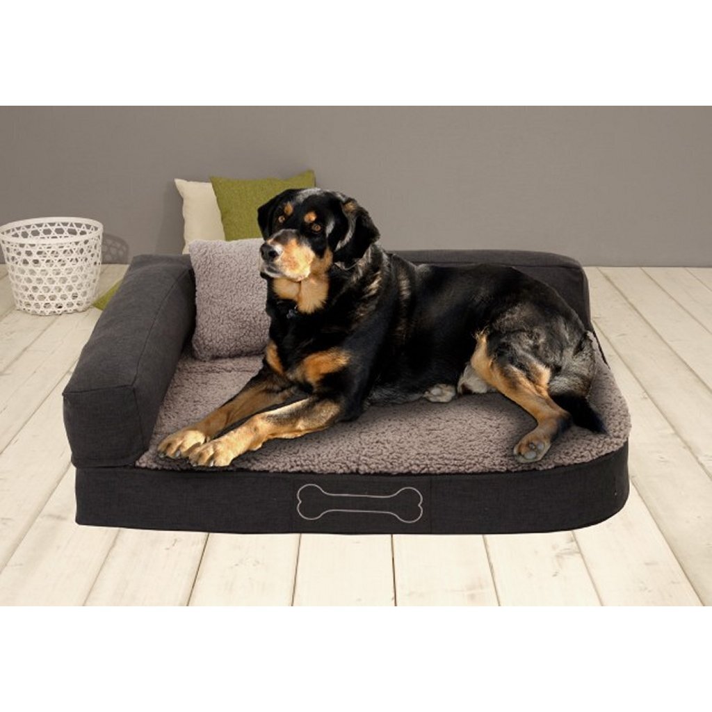 Sun Garden Cuscino ortopedico per cani Sun Garden Pallina 120x80x27 cm Grigio antracite