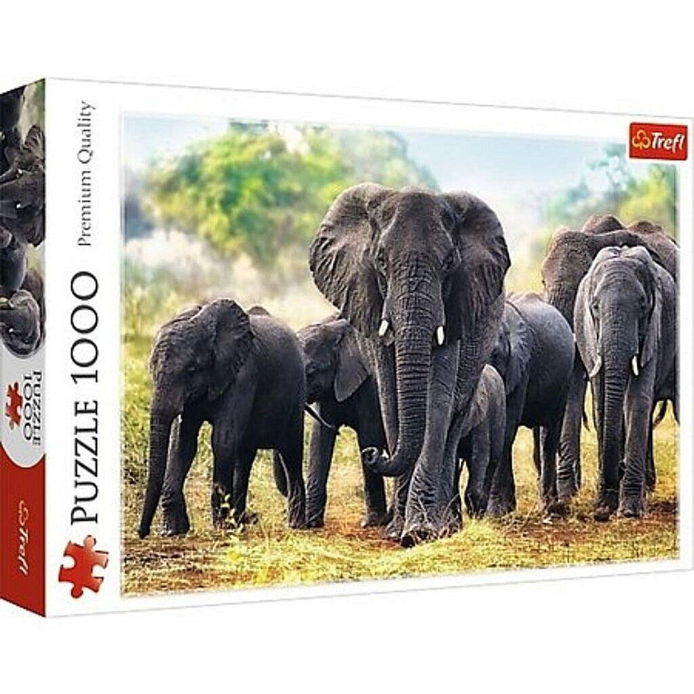 Trefl Puzzle Éléphants d'Afrique, 1000 pcs.