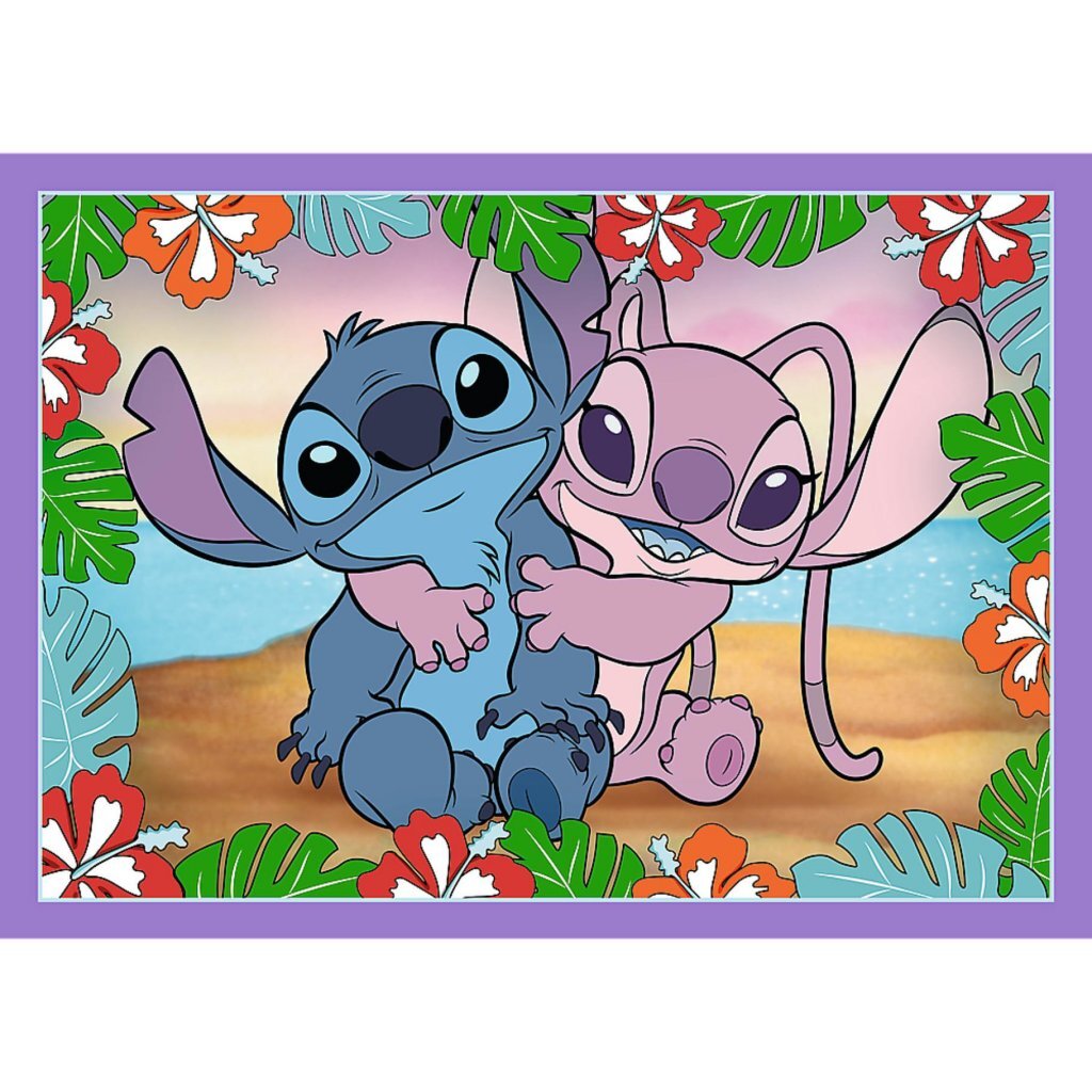 Trefl Disney Stitch 4in1 Puzzel 35-70 Stécker