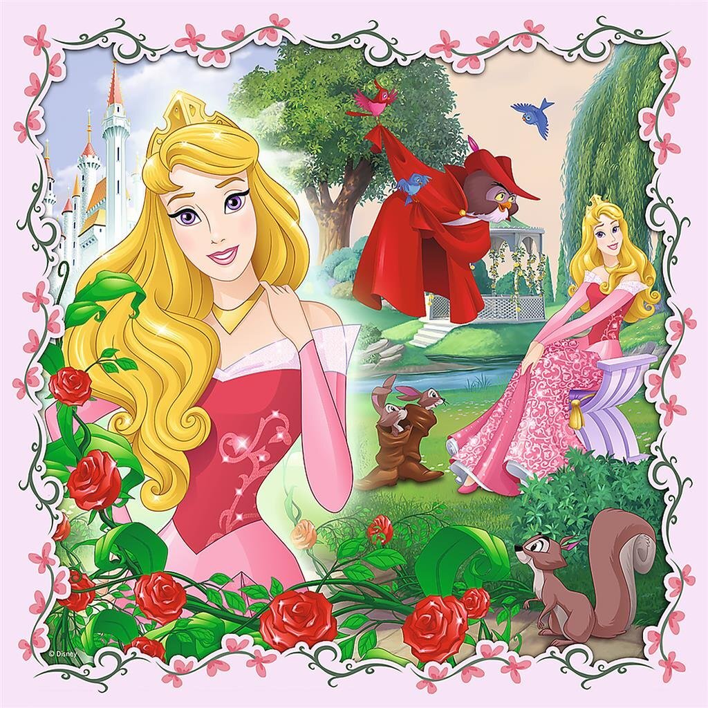 Trefl trefl puzzle 3in1 principessa 20-50 pezzi