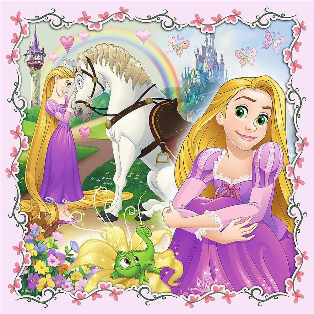 Trefl trefl puzzle 3in1 principessa 20-50 pezzi