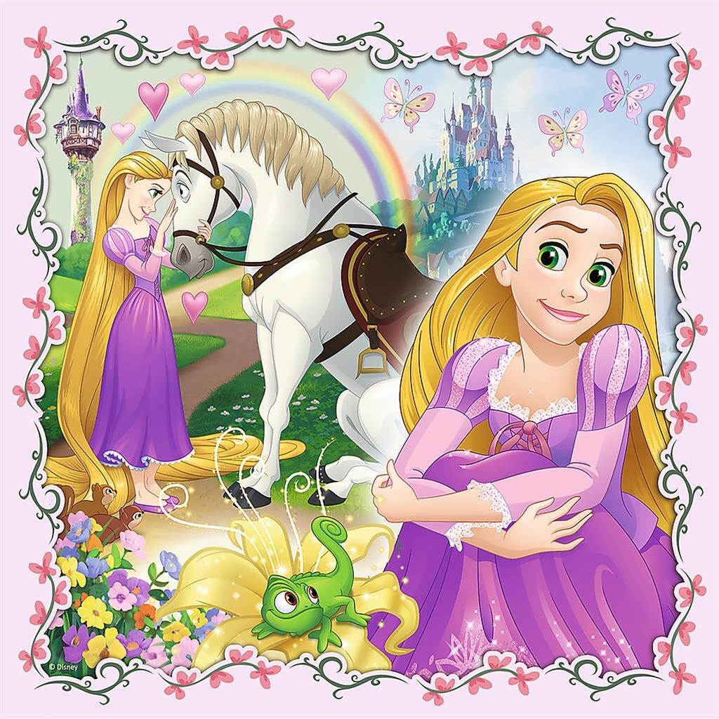 Trefl trefl puzzle 3in1 principessa 20-50 pezzi