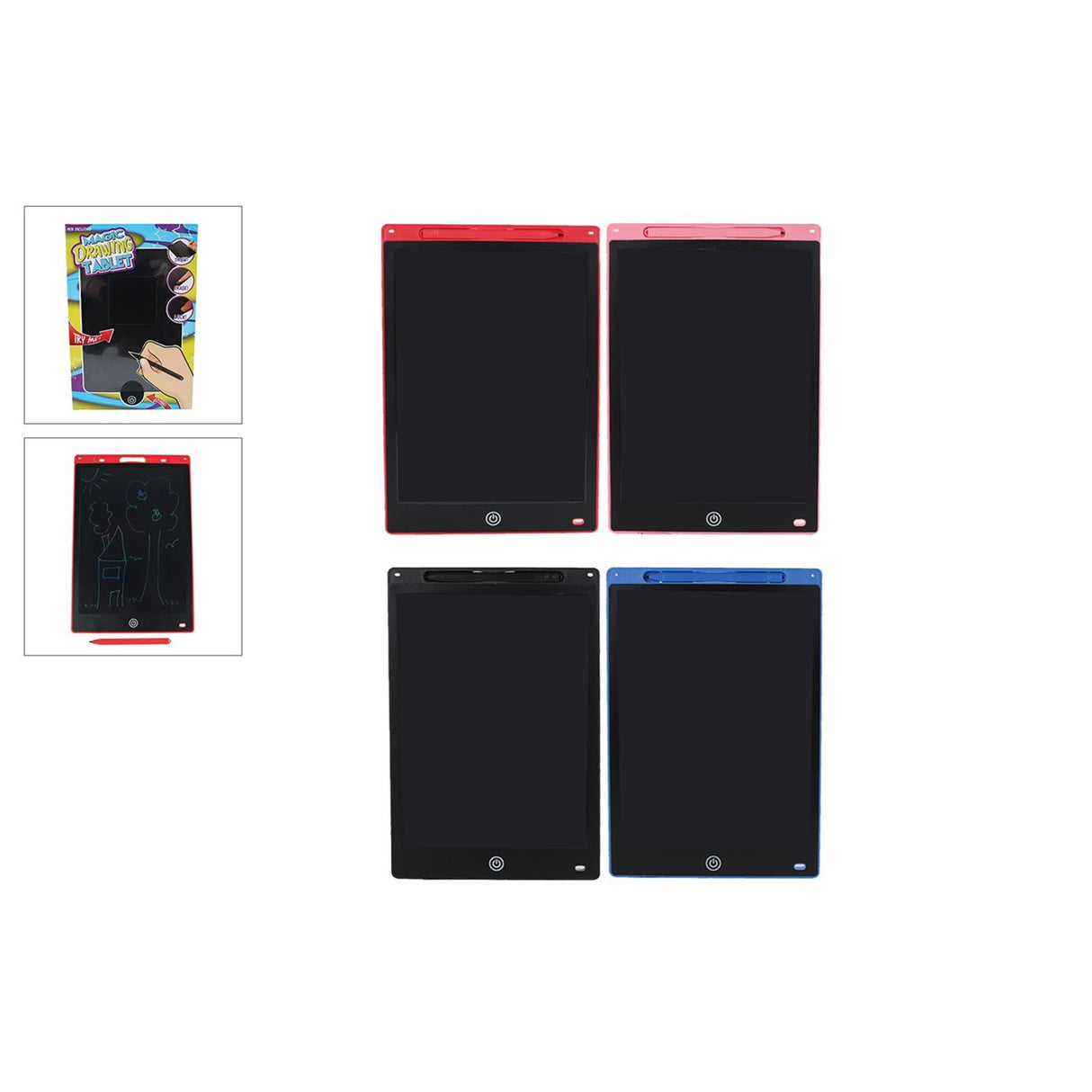 LCD tablet na kreslení 4 zadky 28,5x19x0,5cm