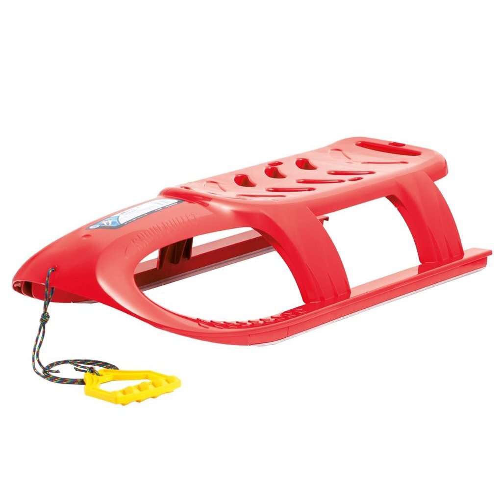 Balle de luge en plastique Basic 102,5x40x23 cm rouge
