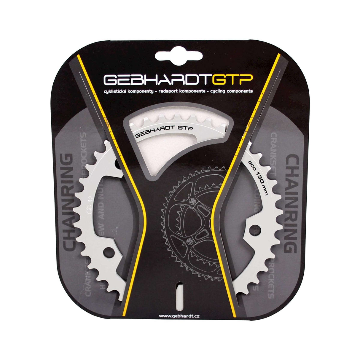 Gebhardt Chaînage supérieur 42T 5 Trou 9sp argent