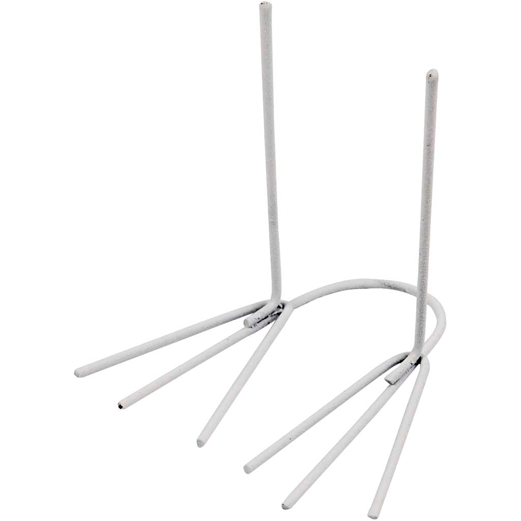 Creativ company chicken feet, h: 4.5 cm, w: 2.5 cm, white, 20 pairs 1 box