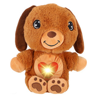 Basic plush cuddly toy animal with projector + light