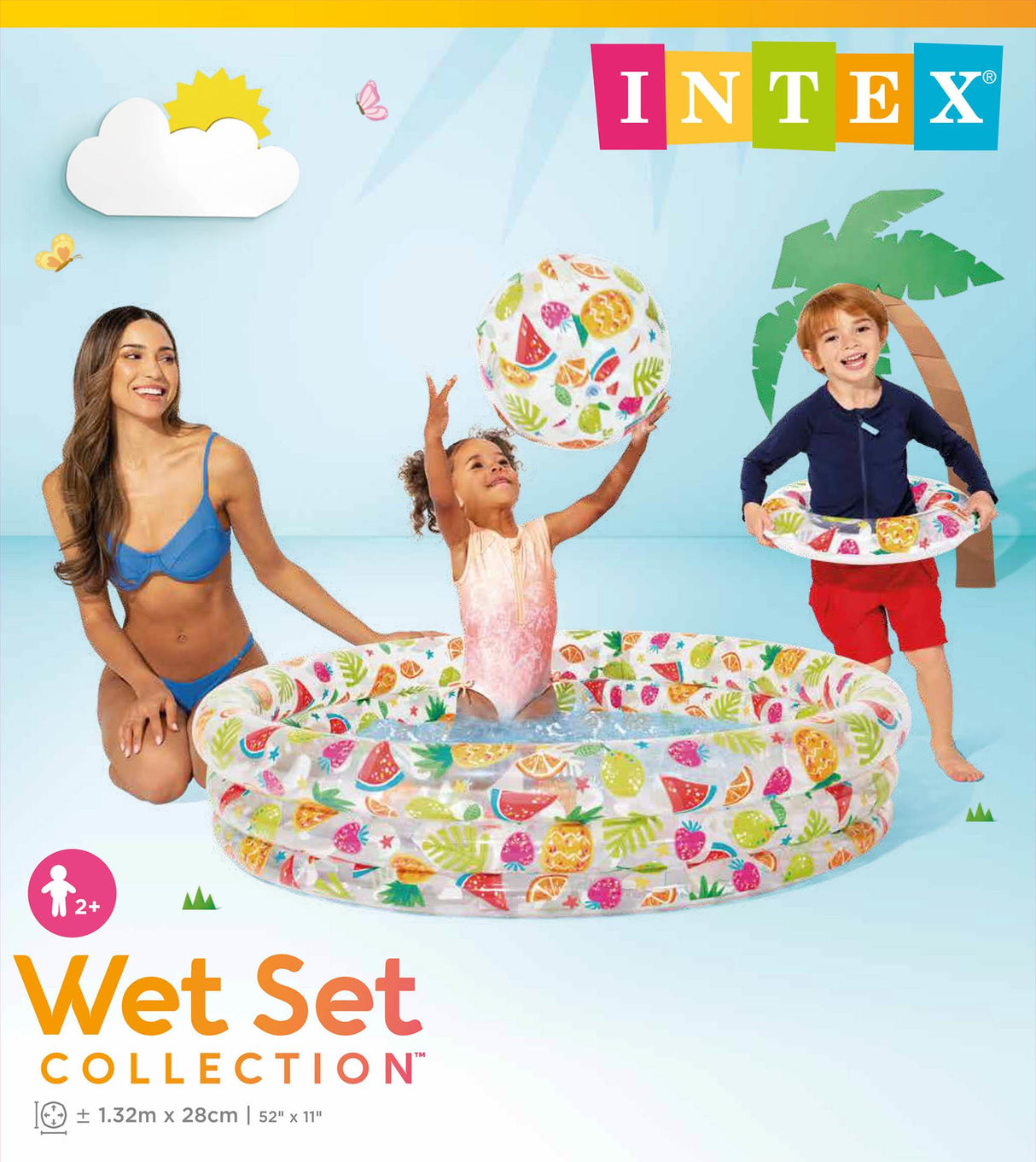 Intex Pineapple pool set
