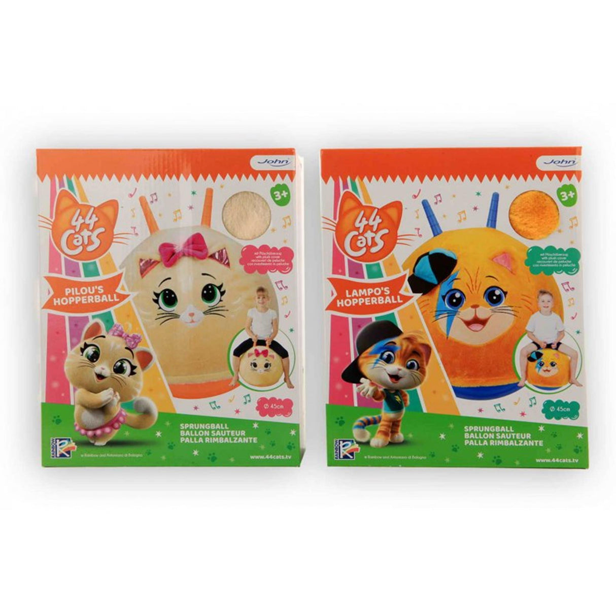 44 cats skippybal ø45cm met pluche cover