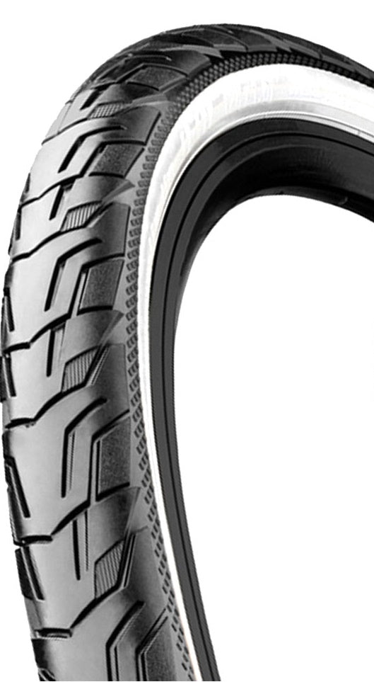 Continental Tire Ride City 28x1.75 (47-622) Černý bílý reflex