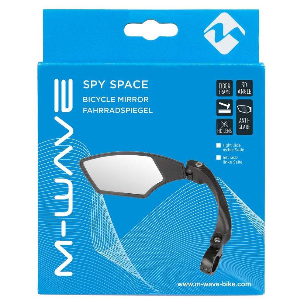M-wave mirror left black