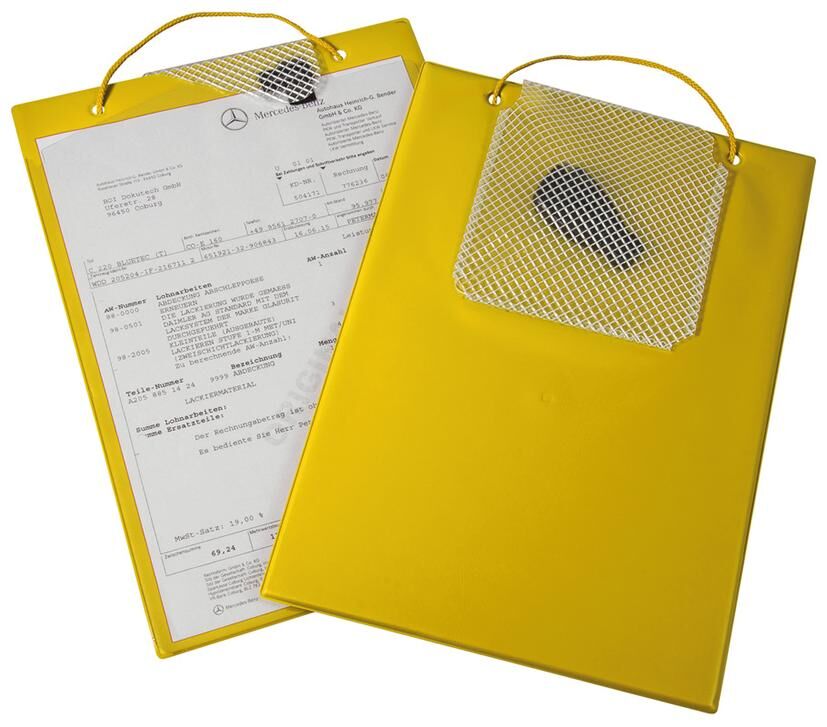Eichner werktas plus order folder yellow din a 4 standard