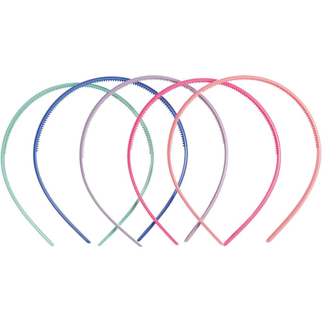 Creativ company hairbands, w: 8 mm, 25 pieces 1 box