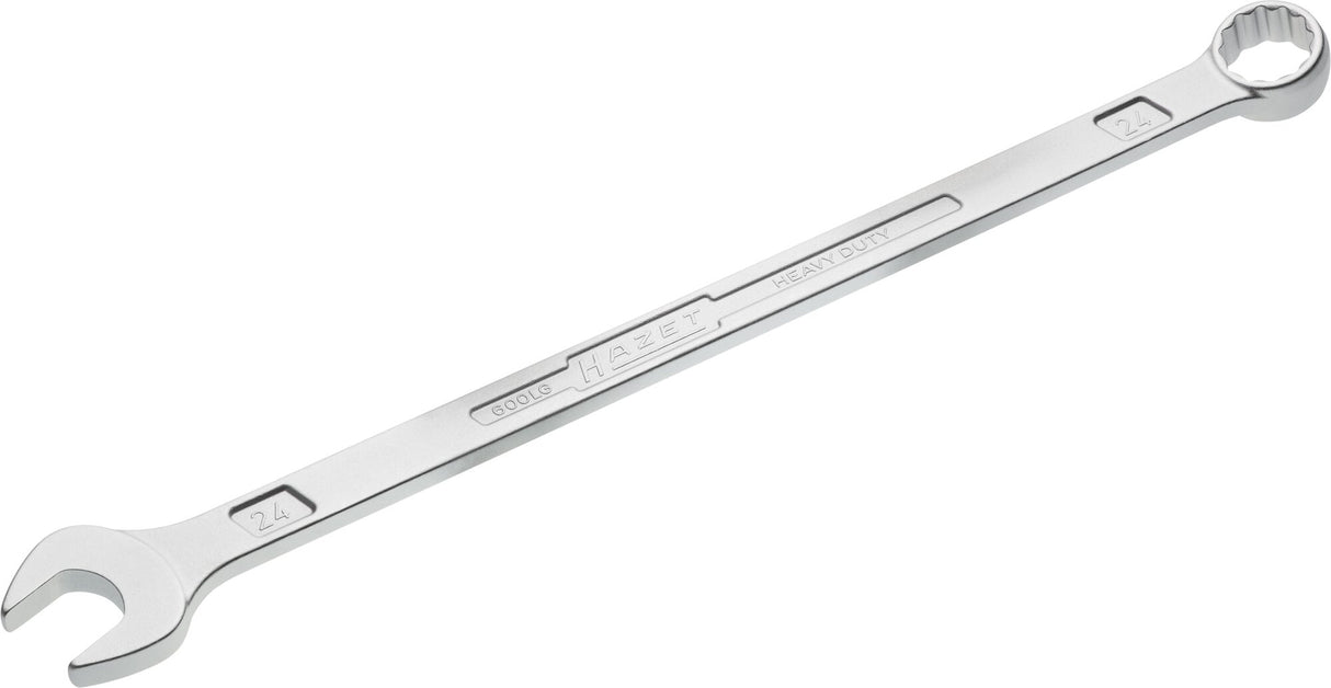 Hazet ring-steeksleutel · extra lang · slanke uitvoering 600lg-24 · buitentwaalfkant tractieprofiel · sw 24 mm